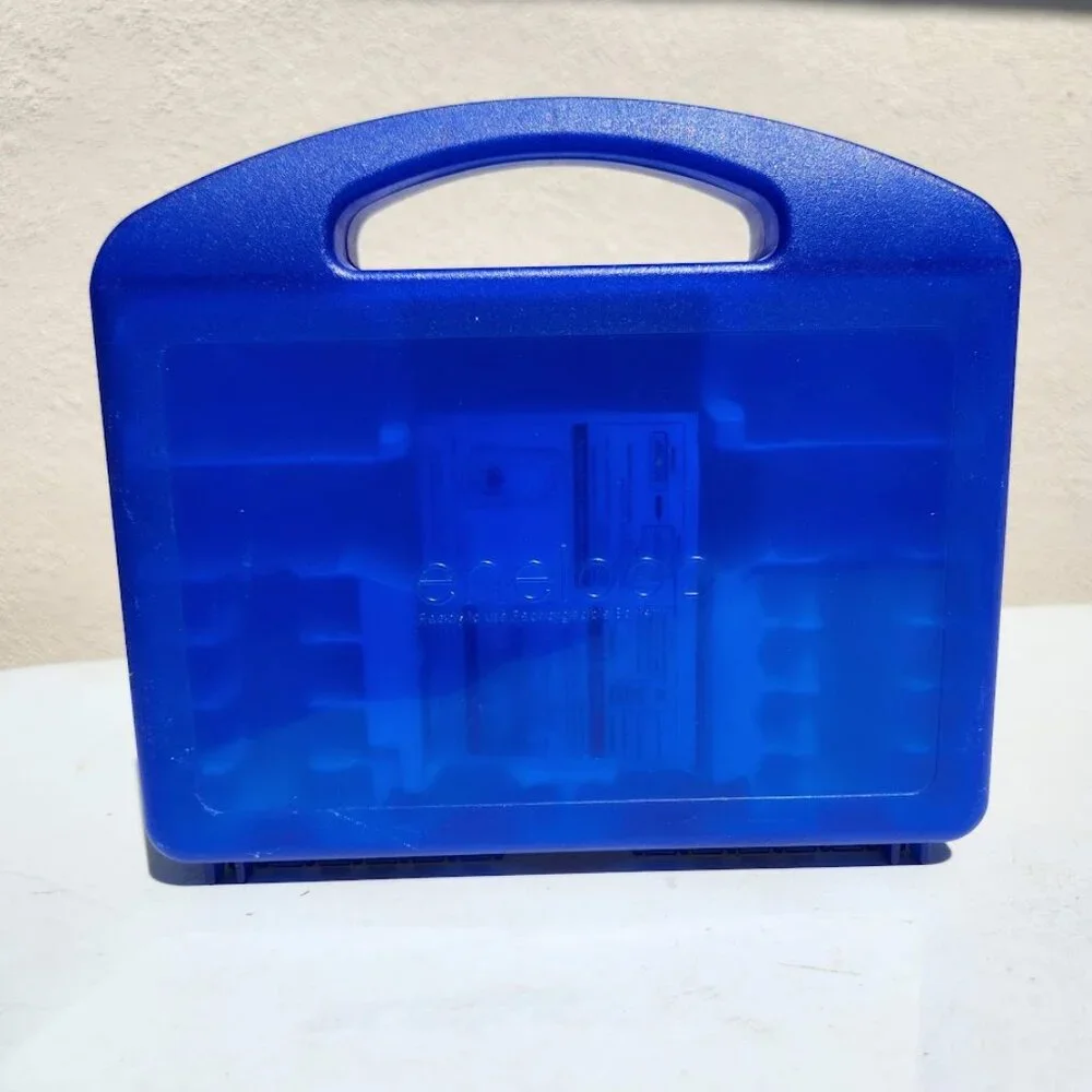 Sanyo Eneloop Battery and Charger Storage Case Batteries Organizer Hard Case Hol